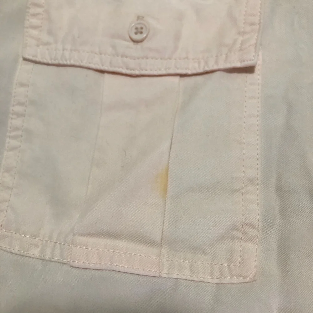 FatFace Peach Pink Button Front Utility Blouse - Size 8 - Picture 6 of 11